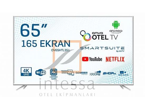 ONVO- 65 inch  Interaktif Otel TV – 165 cm